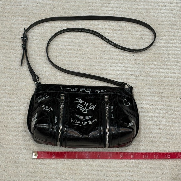 Zadig & Voltaire Sunny Mood Graffiti bag, used once like-new - Picture 6 of 15